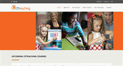 Desktop Screenshot of cpteaching.com