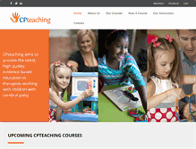 Tablet Screenshot of cpteaching.com